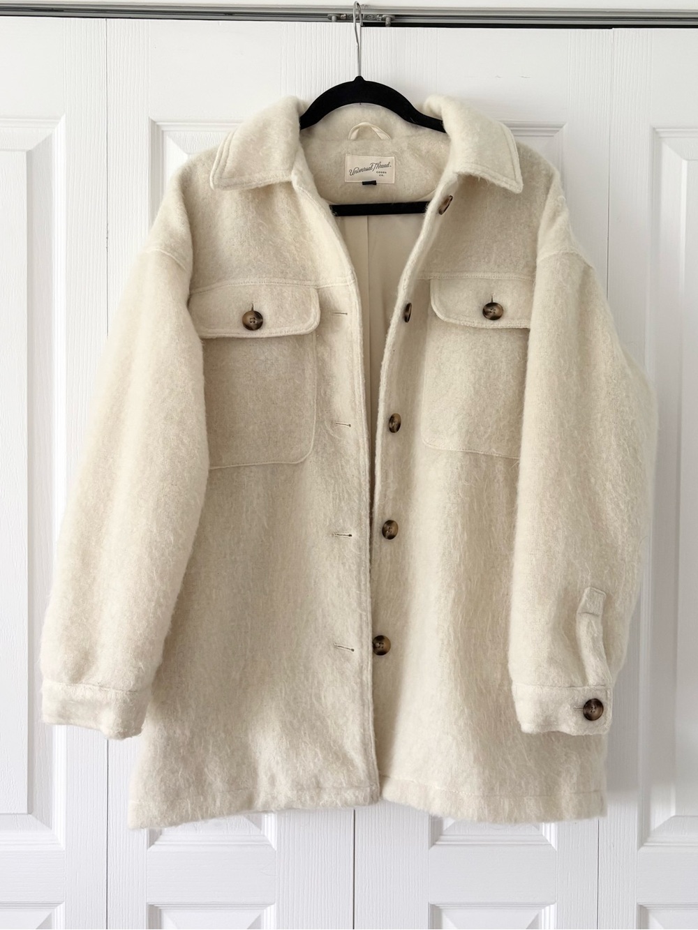Universal Thread Cream Long Shacket